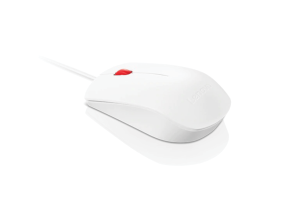 Мышь проводная Lenovo Essential USB Mouse White 4Y50T44377
