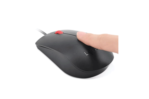 Мышь Lenovo Fingerprint Biometric USB Mouse 4Y50Q64661